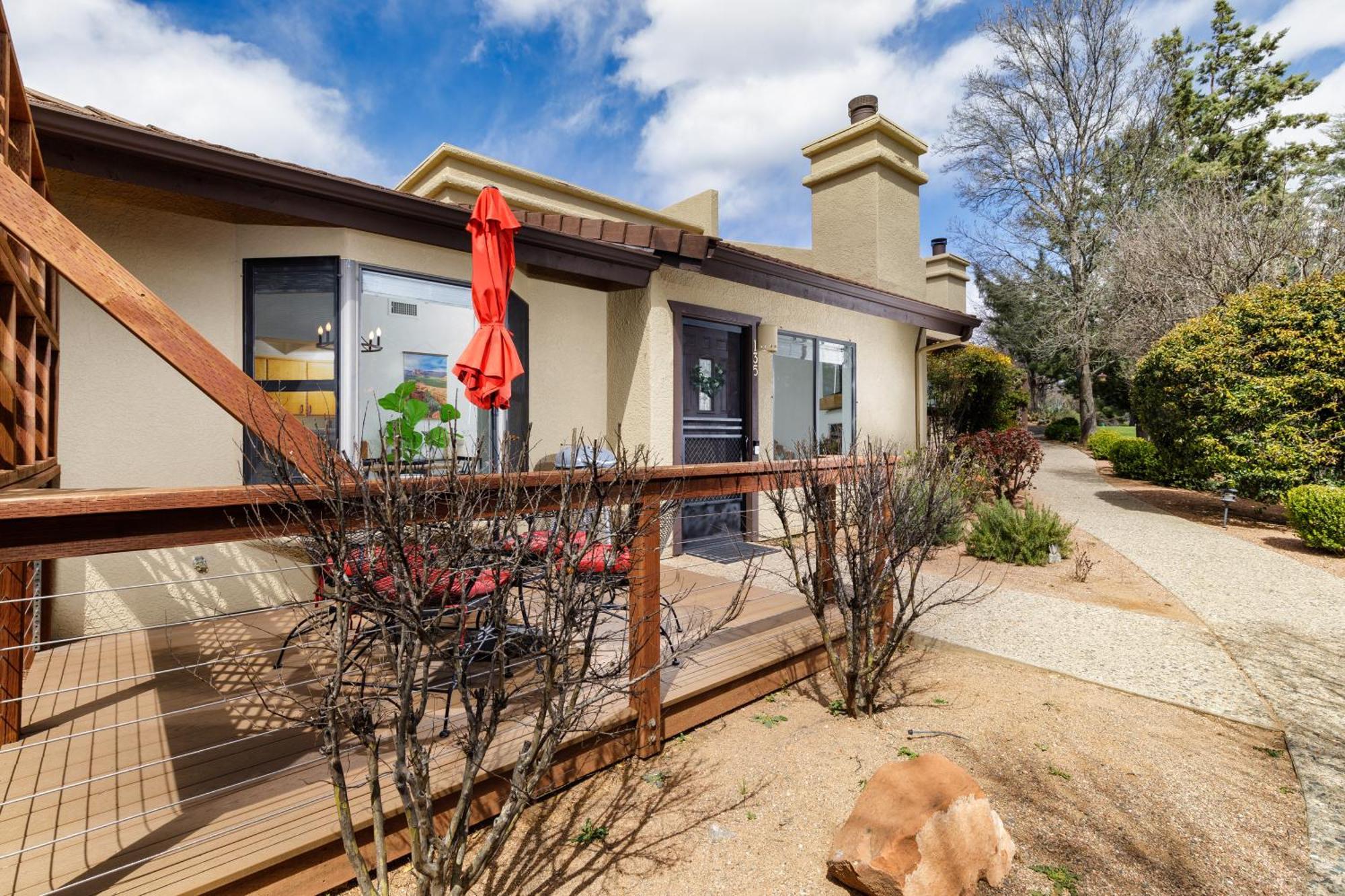 Stylish Townhome On Golf Course Red Rock View Sedona Exterior photo